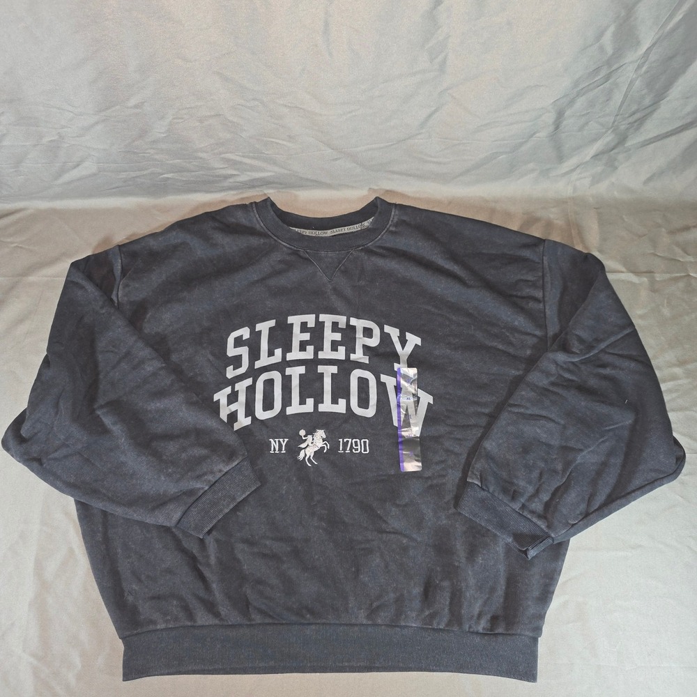 Special Thanks Sleepy Hollow NY 1790 Graphic Sweatshirt Black XL STT002AJRTG